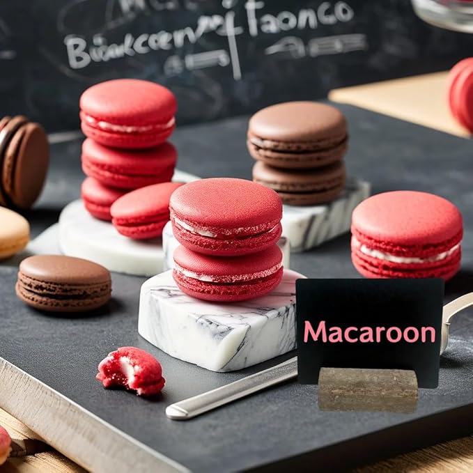 20 Pack Mini Chalkboard Signs for Food Buffet Table Reusable Catering Labels with 10 PCS Wooden Rustic Stands, Party Buffet Food Tags, Small Chalk Board Sign Holders for Wedding Birthday Bakery