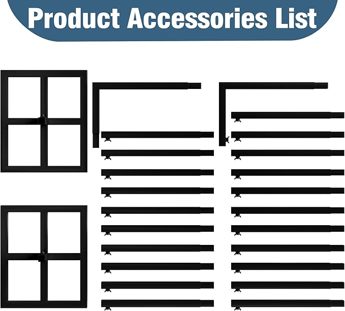 Wokceer 10 FT Backdrop Stand Heavy Duty Pipe and Drape Kit, Adjustable Black Backdrop Stands for Wedding Photo Booth Background Birthday Party Photography Exhibition Decoration