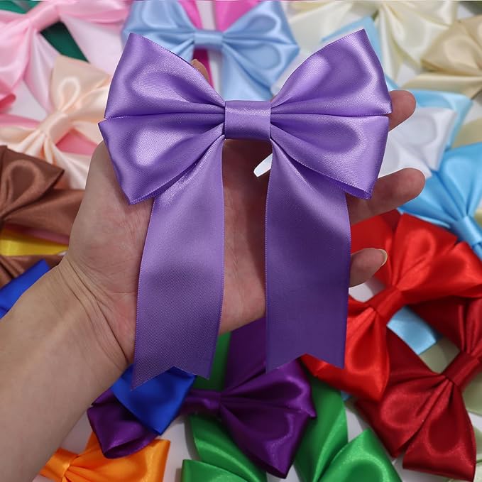 Light Purple Solid Satin Ribbon 1-1/2 Inch 25 Yards Solid Polyester Fabric Ribbon for Gift Wrapping Wedding Christmas Baby Shower Birthday Party Decoration Handmade Immortal Flower Craft