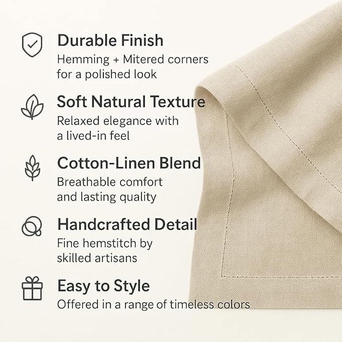 Pumpkin Table Runner 36 Inch–Cotton Linen Hemstitch Farmhouse Table Runner 14x36 –Washable Fabric for Dining, Fall, Halloween, Thanksgiving, Spring, Summer, Wedding, Everyday Décor – Serena