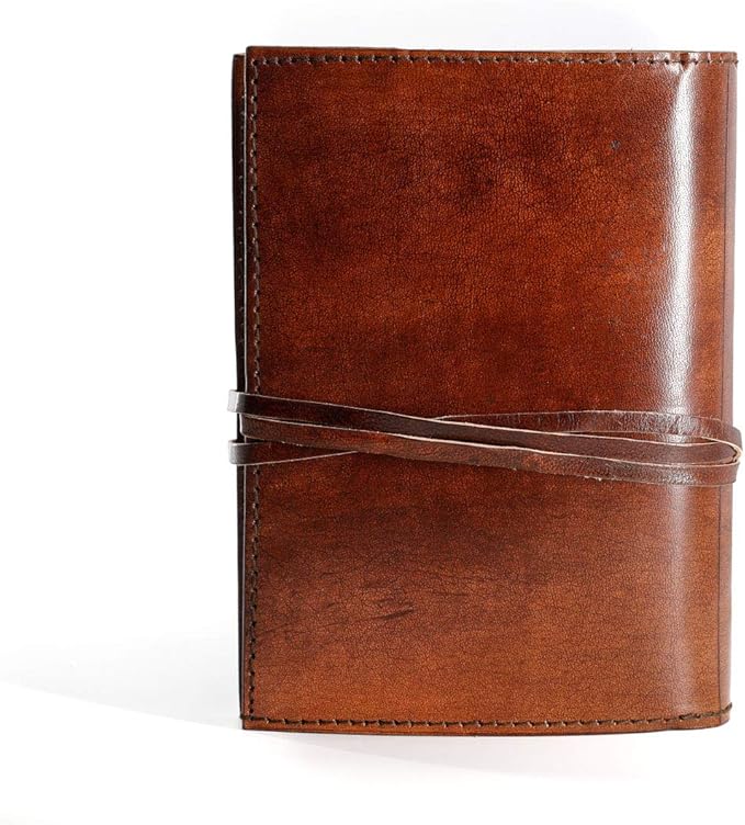 Leather Journal in Brown 7x5 Refillable Lined Paper Tree of Life Handmade writing Notebook Diary Leather Bound Daily Notepad for women and men Writing pad for Artist Sketch