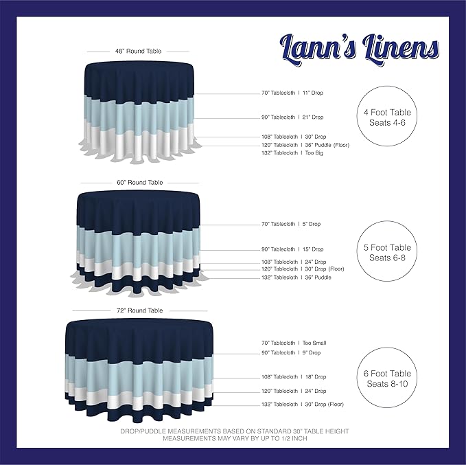 Lann's Linens - 10 Premium 120" Round Tablecloths for Wedding/Banquet/Restaurant - Polyester Fabric Table Cloths - Pink