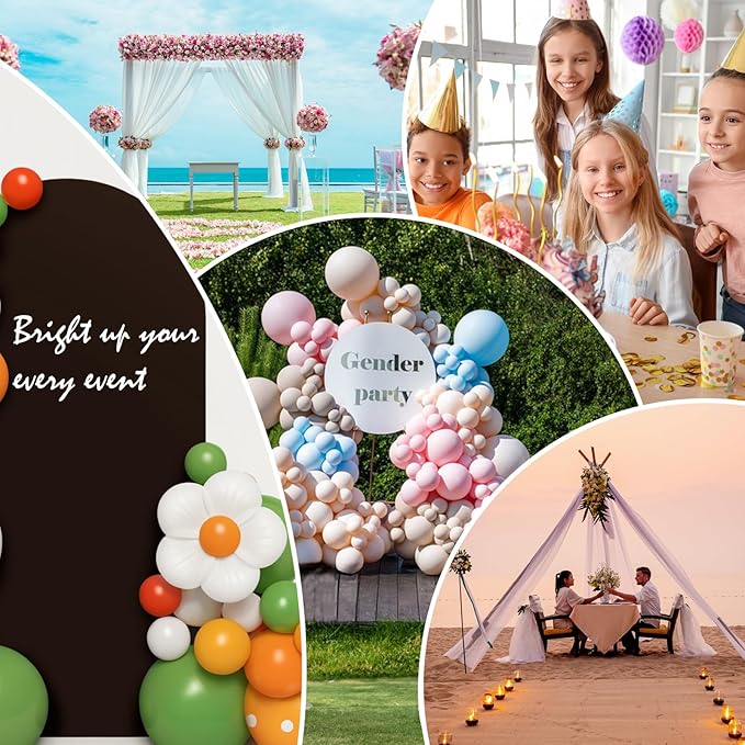 LEBENGURU Upgraded 6FT Wedding Arch Cover, Brown Spandex Fitted Arch Backdrop Cover, Round Top Chiara Stand Covers for Birthday Party Baby Shower Banquet Balloon Décor