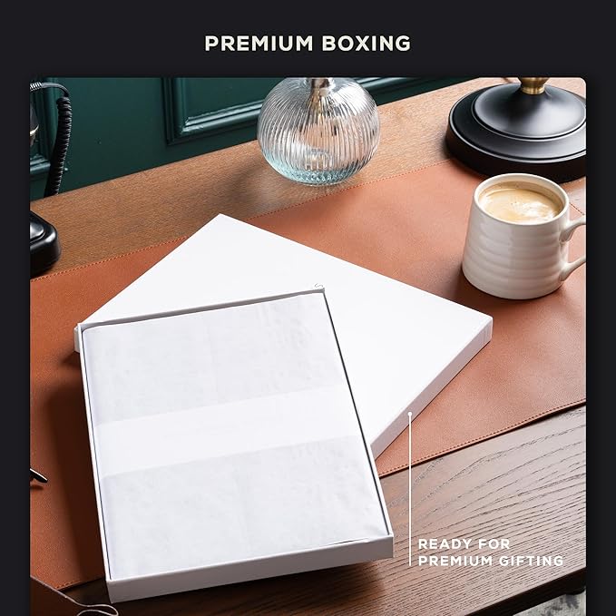 Beechmore Books A4 Sketchbook – 8.5x11 Premium Vegan Leather Bound Large Sketch Book Hardcover with 156 Thick 160gsm Perforated Ivory Pages, Blank Sketch Pad, Gift Boxed, Back Pocket, Ribbon Bookmark
