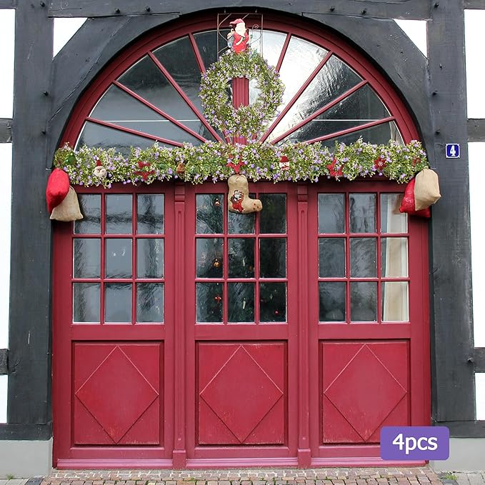 Artificial Baby Breath Flower Vines, Babys Breath Artificial Flowers Real Touch Faux Gypsophila Hanging Fake Baby's Breath Garlands for Wedding and Baby Shower Decor 2Pcs 5.8ft(Purple)