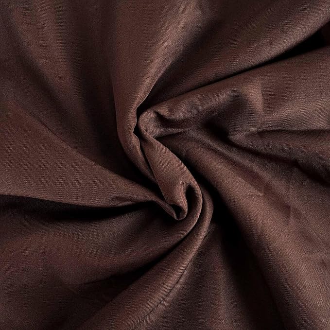 Efavormart 54x54 Chocolate Wholesale Linens Seamless Polyester Square Linen Tablecloth for Wedding Banquet Party Restaurant