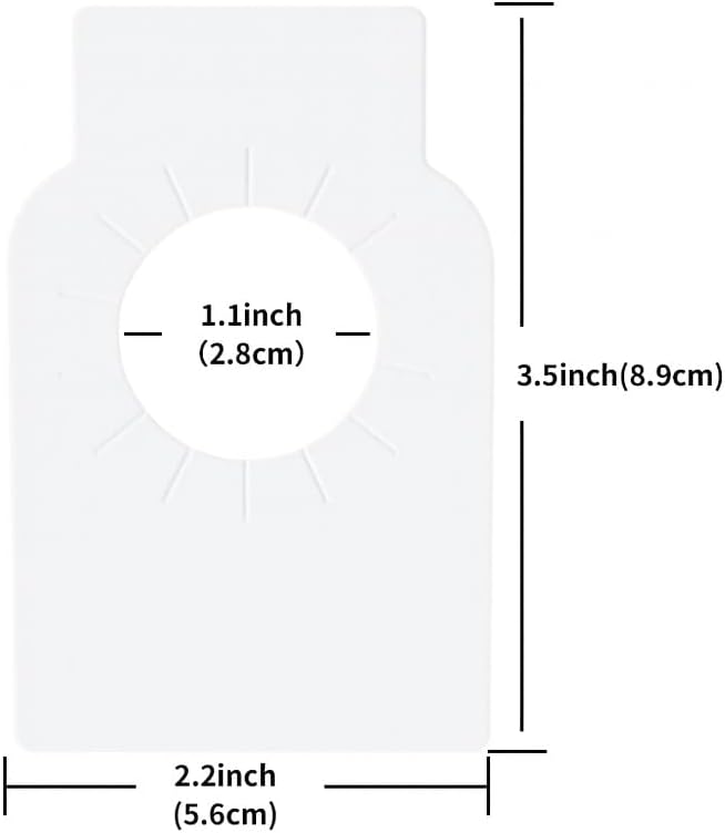 100PCS Wine Bottle Tags –Paper Hanging Cellar Labels for Bottle Neck, Double-Sided Writable Gift Tags for Wine Racks, Champagne & Homebrew Organization (White)