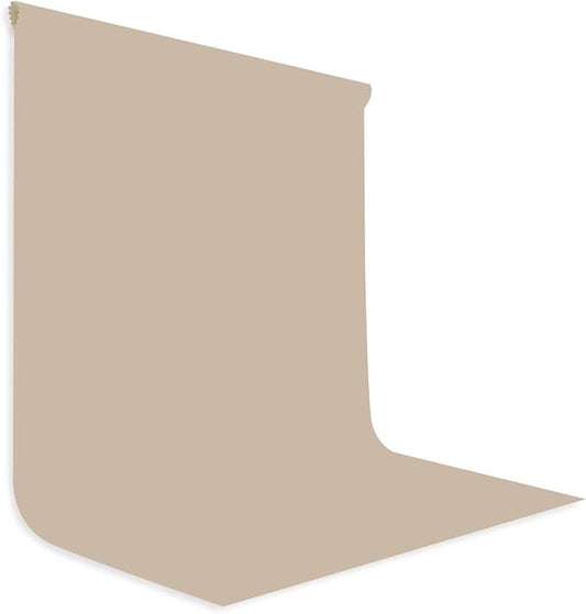 Beige Backdrop for Photography 6x9ft Zoom Screen Meeting, Game Live Studio Shooting Props High Density Fabric