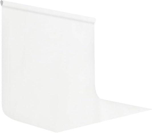 White Large Screen Backdrop for Photography 10x10FT Zoom Meeting, Game Live Steaming and Photo Studio Shooting Props