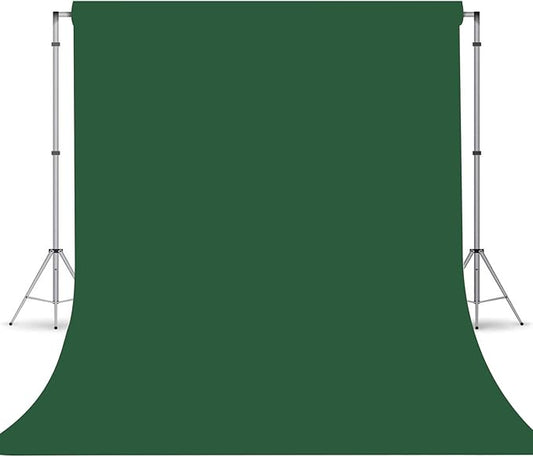 Dark Green Photography Backdrop for Photoshoot, Photo Backdrop Curtain, Perfect Dark Green Backdrops for Party Portrait Photoshoots Video Studio 6FTx9FT