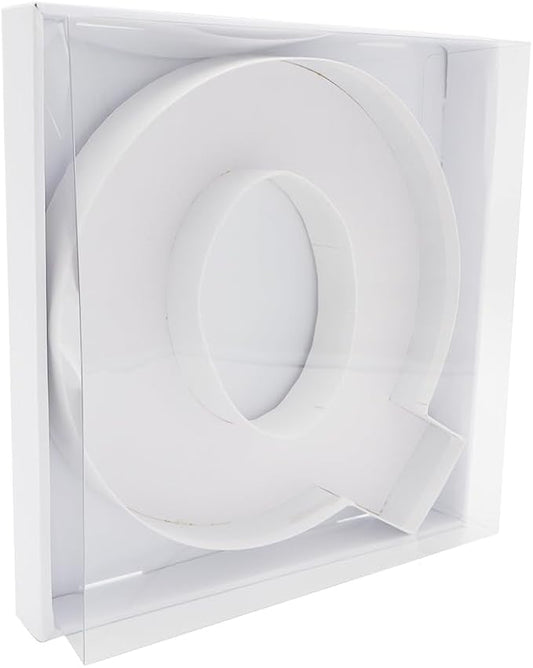 12" Fillable Cardboard Letter Charcuterie Gift Cupcake Box With Cover Sweets Packaging (Q)