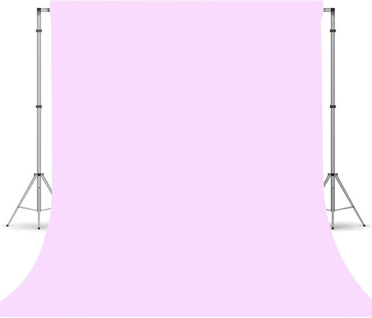 Light Purple Photography Backdrop for Photoshoot, Photo Backdrop Curtain, Perfect Light Purple Backdrops for Party Portrait Photoshoots Video Studio 6FTx9FT