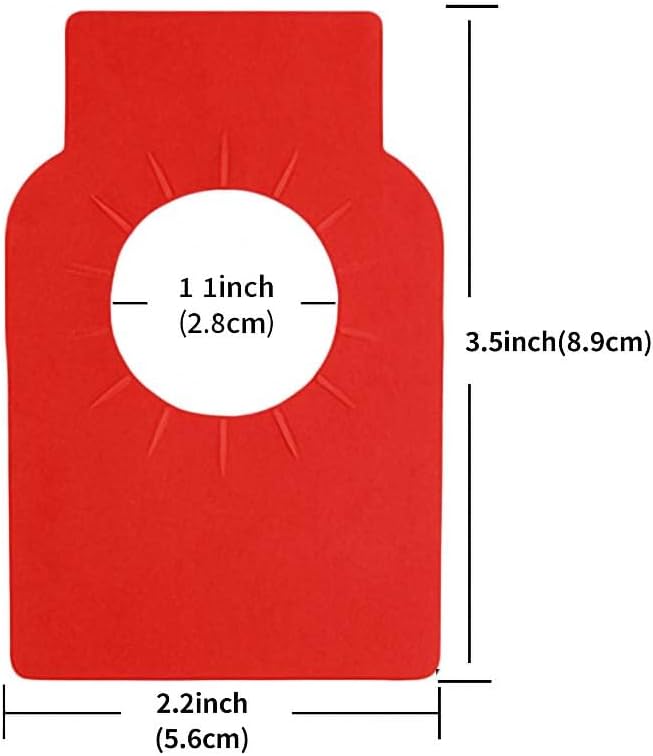 100 PCS Wine Bottle Tags –Paper Hanging Cellar Labels for Bottle Neck, Double-Sided Writable Gift Tags for Wine Racks, Champagne & Homebrew Organization (Red)