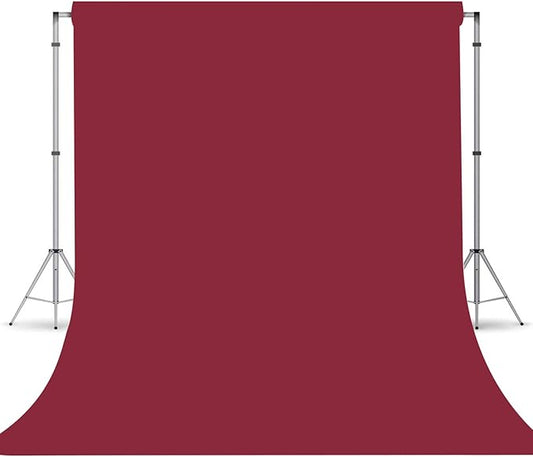 Wine Red Photography Backdrop for Photoshoot, Photo Backdrop Curtain, Perfect Wine Red Backdrops for Party Portrait Photoshoots Video Studio 10FTx10FT