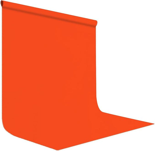 8x10FT Orange Screen Backdrop for Photography Solid Color Photoshoot Background High Density Portrait Screen for TV Recording Photo Video Studio Art Props