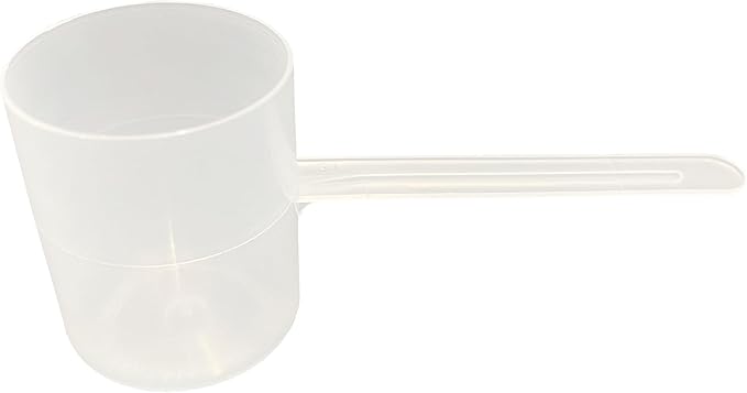 82 mL (82 CC | 2.77 Oz.) Long Handle Scoop for Measuring Coffee, Pet Food, Grains, Protein, Spices and Other Dry Goods (Pack of 25)