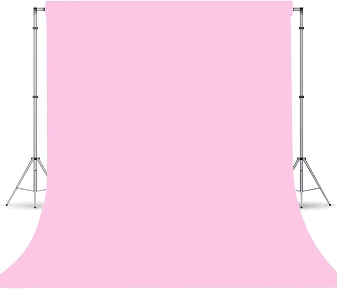Pink Photography Backdrops, Photo Booth Video Shooting Photo Backdrop, Portrait Background for Photography, Photo Studio Pink Backdrops for Photoshoot 6x9ft