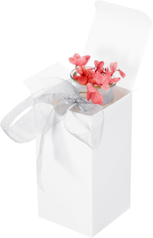 UnicoPak 10 Pack 3x3x6 Gift Boxes Bulk White Small Gift Boxes, Ideal for Birthday Gifts Christmas Gifts Party Favors Homemade and Business