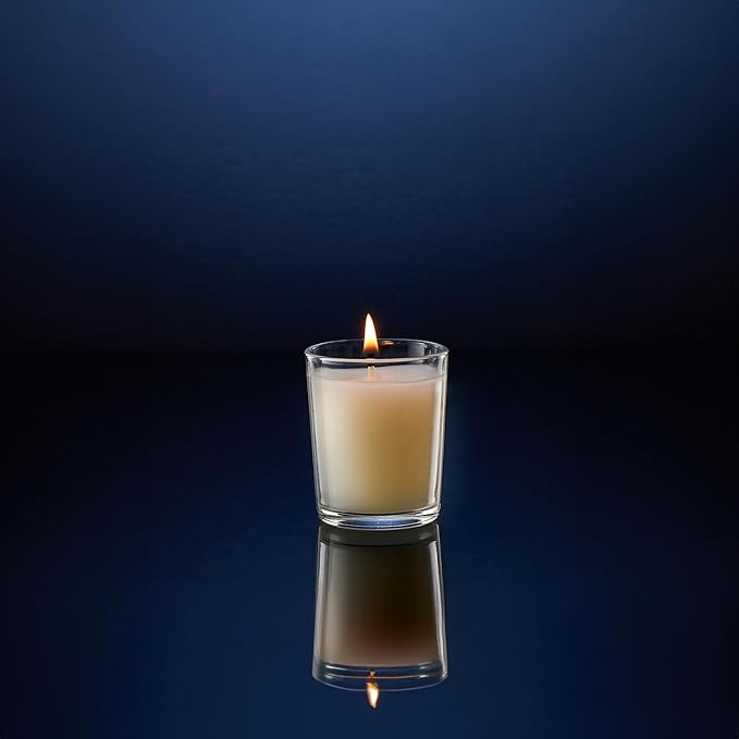 WGV Tea Light Votive Candle Holder 2x2.4, Clear Tiny Utility Cylinder Glass Vase, Small Planter Terrarium for Home Accent Decor, 24 Pieces
