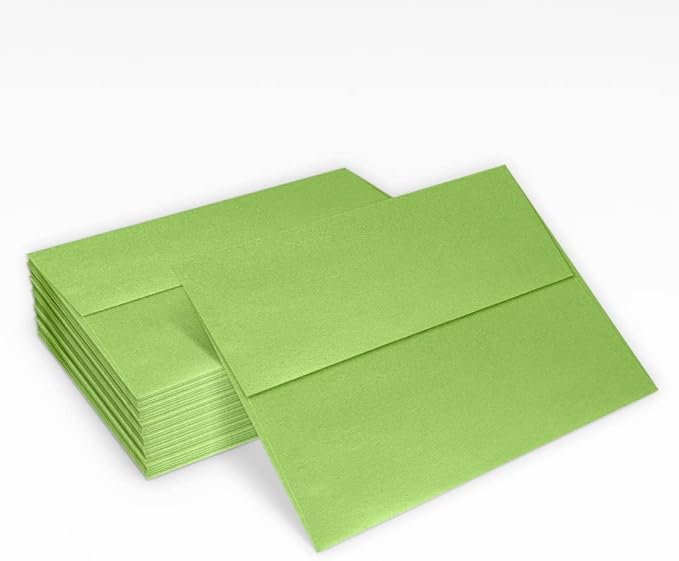 LUXPaper A7 Invitation Envelopes | Peel & Press | 5 1/4" x 7 1/4" | Fairway Metallic | 80lb. Text | 250 Qty