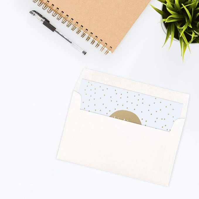 JAM PAPER A10 Parchment Invitation Envelopes - 6 x 9 1/2 - White Recycled - 50/Pack