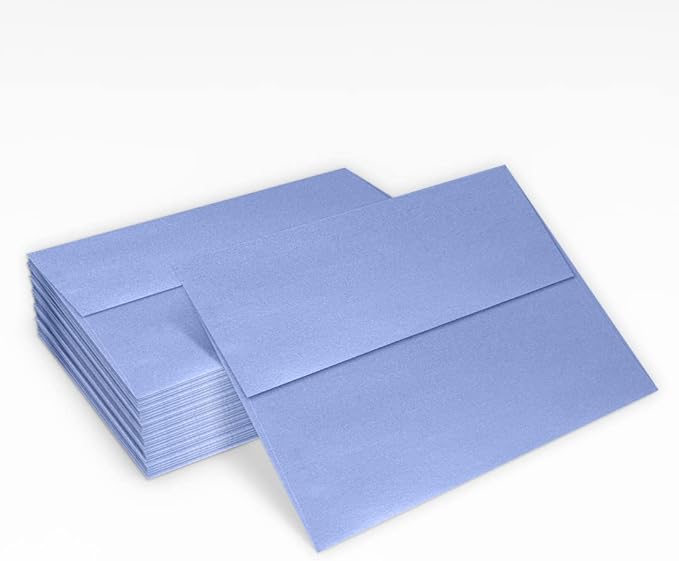 LUXPaper A7 Invitation Envelopes | Peel & Press | 5 1/4" x 7 1/4" | Vista Metallic | 80lb. Text | 250 Qty