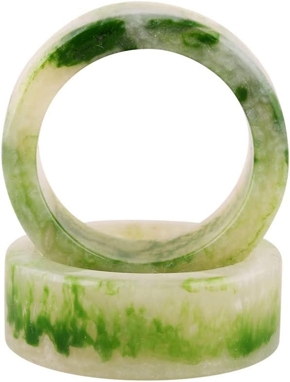 Set of 12 Epoxy Resin Napkin Rings - Colorful Napkin Ring Holders 1.5" Napkin Rings for Christmas Party Decoration, Dinning Table, Family Gatherings, Table Décor(Multi Pastel)- ALPHA Living HOME