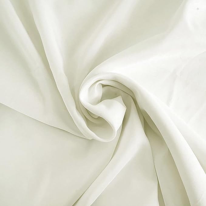 Efavormart Round Tablecloth, 108 Inch Stain & Wrinkle Resistant Washable Table Cloth, Decorative Polyester Fabric Table Cover for Banquet, Wedding, Dining- Ivory