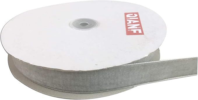 Velvet Ribbon, 1 1/2-Inch by 25-Yard Spool (Silver)