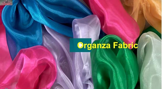 VDS Silver Gray Organza Fabric, 20 Yards Continuous, 45” Wide, Wedding Party Decoration Iridescent Crystal Sheer Shiny Organza Tulle Bridal Dress DIY Crafts Costume Sewing Backdrop Arch Cloth