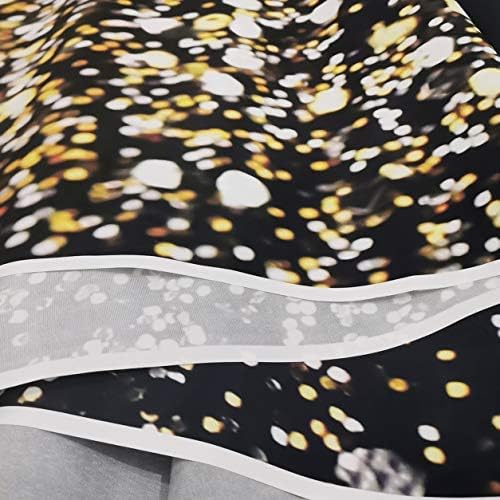SJOLOON Black and Gold Backdrop Gold Spots Backdrop Vinyl Photography Backdrop Vintage Background for Family Birthday Party Newborn Studio Props 11547(10x10FT)