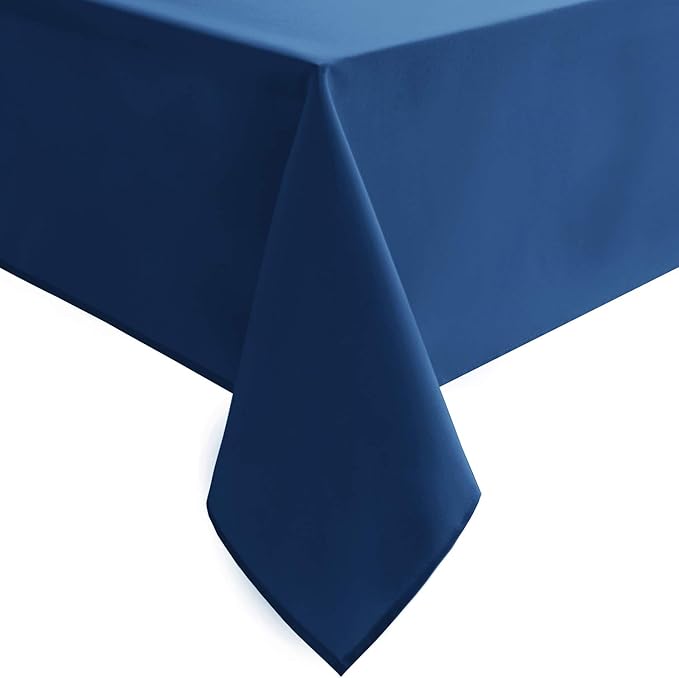 Hiasan Table Cloth Rectangle - Waterproof and Washable Fabric Tablecloth for Dining Room Kitchen and Outdoor Use, Royal Blue, 30 x 60 Inch