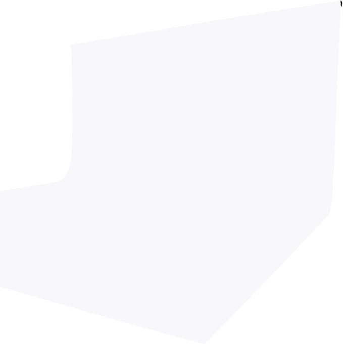 ISSUNTEX 6X9 ft Background Polyester Backdrop, Photo Studio, Collapsible High Density Screen for Video Photography and Television-White