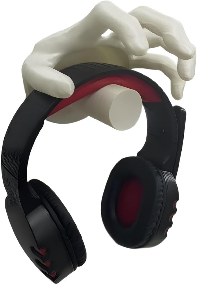 Gothic headphone stand, interesting headphone stand, 3D material headphone stand, DIY color, suitable for all headphone sizes, bedroom, living room, Halloween decoration