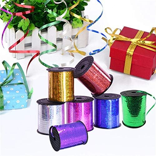 TONIFUL 500 Yards Curling Ribbon-Balloon Ribbon-Balloon String for Art&Craft Decor,Gift Wrapping,Ribbons and Bows for Christmas New Year Birthday Gifts (Red)