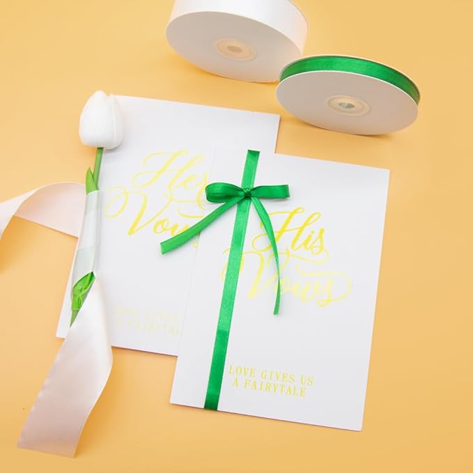 1-1/2" x 50 Yards Satin Ribbon - Silver Silk Ribbon with Spool - Ideal for Gift Wrapping, Floral Bouquets, Crafts, Wedding Party Decorations, Christmas and Sewing Projects