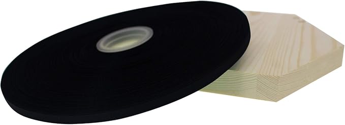 Jesep One Roll 100 Yards 1/4" Soild Grosgrain Ribbon Boutique Gift Wrapping Package Ribbon, DIY Crafts Bow Hair Headband Accessories Assorted Ribbon#30(1/4" 6mm, Black)