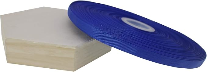Jesep One Roll 100 Yards 3/8" Soild Grosgrain Ribbon Boutique Gift Wrapping Package Ribbon, DIY Crafts Bow Hair Headband Accessories Assorted Ribbon#352 (3/8" 10mm, Royal Blue)