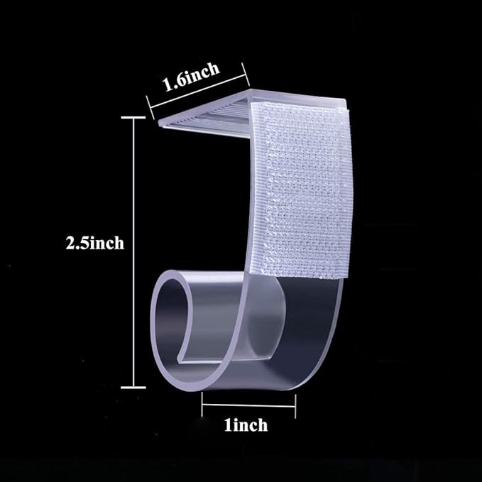 50 Pieces Table Skirt Clips Plastic Tablecloth Clips for Outdoor Party Indoor Outdoor Events 0.8-1.2"