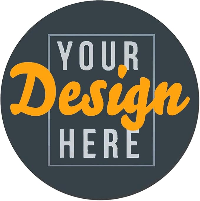 Custom Stickers for Weddings, Birthdays & Businesses - Personalized Labels with Your Logo - Waterproof, Fade and Heat Resistant - Pack of 100-1000 (Custom Image, 6 Inch)