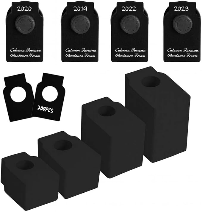 200 PCS Wine Bottle Tags –Paper Hanging Cellar Labels for Bottle Neck, Double-Sided Writable Gift Tags for Wine Racks, Champagne & Homebrew Organization (Black)