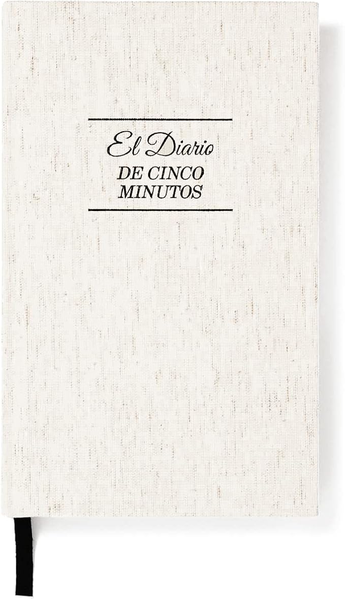 Intelligent Change Spanish Five Minute Journal, Original Daily Gratitude Journal, Reflection & Manifestation Journal for Mindfulness, Undated Daily Journal, Plastic-Free