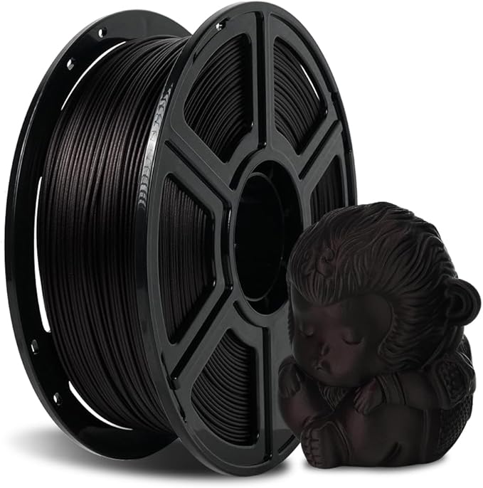 FLASHFORGE Carbon Fiber PLA Filament 1.75mm, Carbon Fiber Reinforced PLA 3D Printer Filament, 1KG Spool Dimensional Accuracy +/- 0.02mm, High Strength & High Abrasion-Resistance (PLA-CF Marsala)
