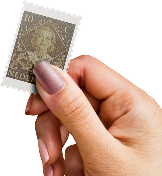 IMPACTO COLECCIONABLES – 1000 World Stamps Collection with Included Album (5.5 x 7 x 0.4 in) | Enhance Your philatelic Collection with Authentic postmarked Stamps in a Compact and Elegant Album