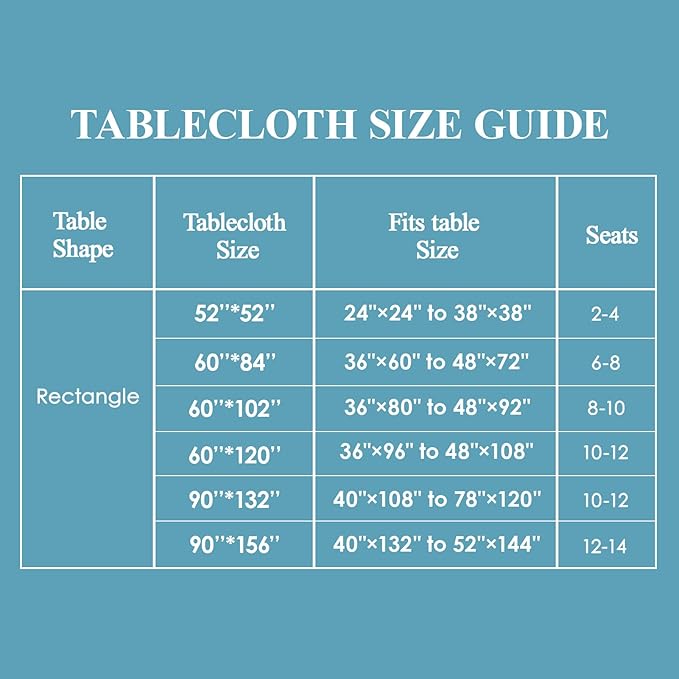 VidaFete Tablecloth 10 Pack 90 * 156inch Rectangle Table Cloth Polyester, Stain Wrinkle Resistant Polyester Dining Table Cover for Kitchen Dinning Party Wedding Rectangular Buffet Decoration(Ivory)