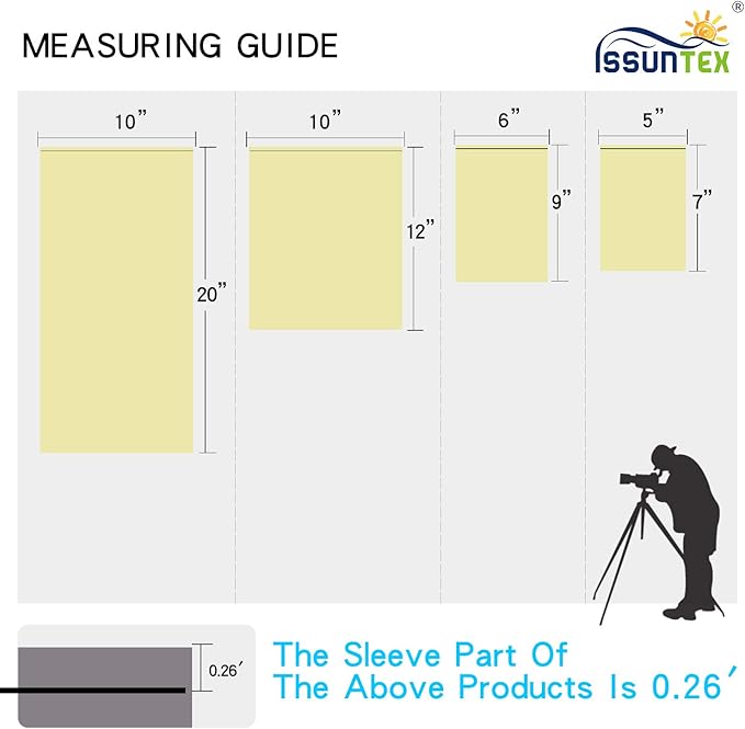 ISSUNTEX 6X9 ft/1.8X2.7 Meters Beige Background Photo Backdrop, Photo Studio, Collapsible High Density Screen for Video Photography and Television