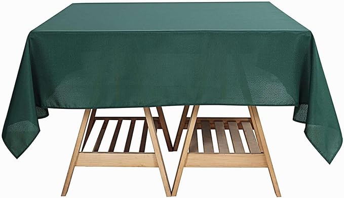 Efavormart 70" Square Linens Hunter Emerald Green Wholesale Linens Polyester Square Linen Tablecloth for Wedding Party Restaurant