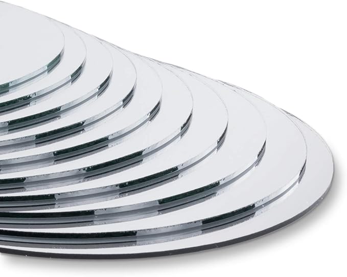 Super Z Outlet Round Mirror Wedding Table Centerpieces, 10 Pieces, 8" Inches