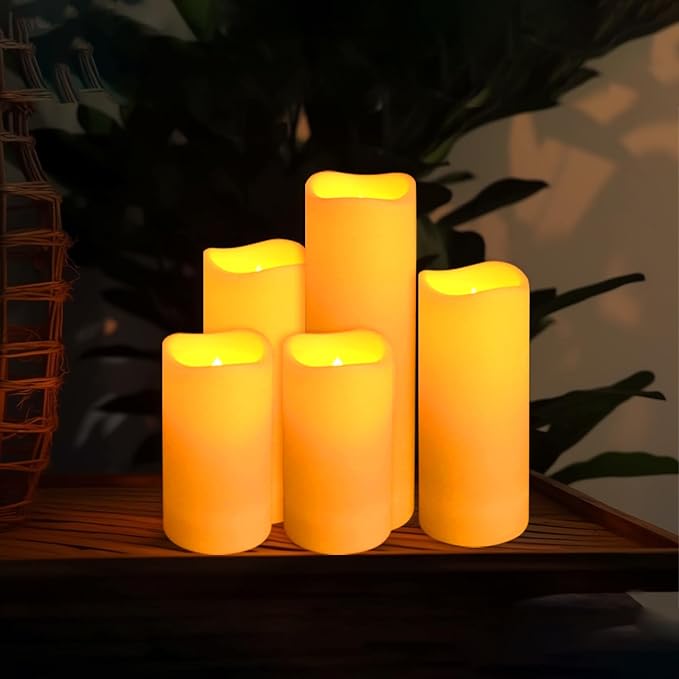 60 Packs Flameless Led Candles, Battery Candles,Simulate Flame,Waterproof Outdoor Indoor Candles