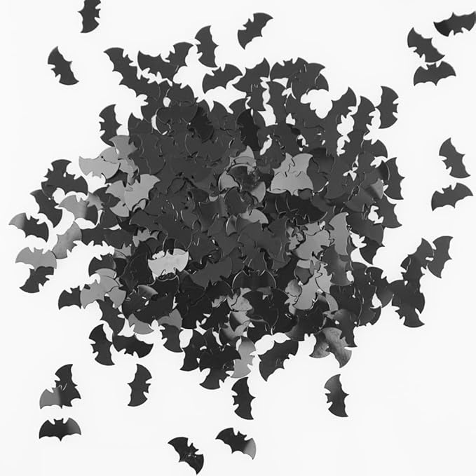 Halloween Confetti Black Spider Web Spider Bat Shaped Confetti Sprinkles for Table Scatter Holiday Party Decorations Supplies